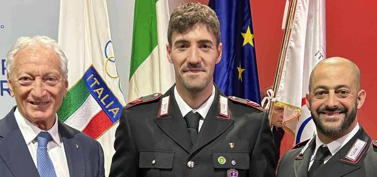 Collare d'Oro is the highest Italian sporting accolade Giovanni De Gennaro Italy