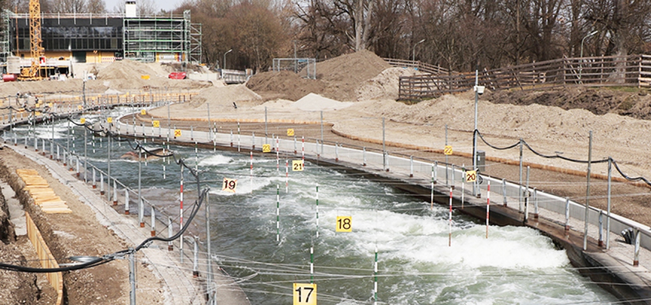 Renovations Augsburg canoe slalom 2021 Renovations Augsburg canoe slalom 2021