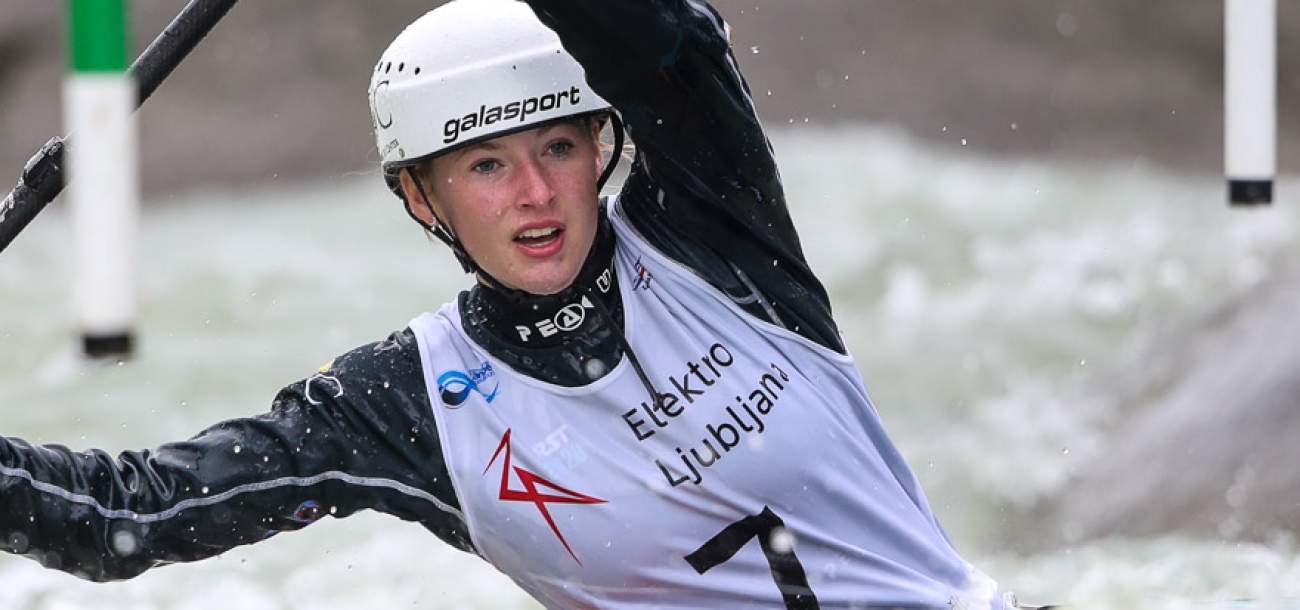 USA Evy Leibfarth canoe slalom world cup Tacen 2020 USA Evy Leibfarth canoe slalom world cup Tacen 2020