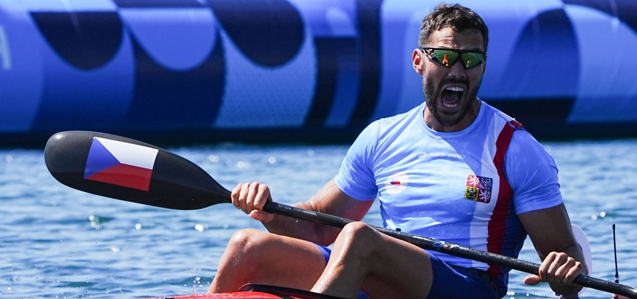 Olympic champion Josef Dostal was named Czech Athlete of the Year 2024 Josef Dostal canoe kayak sprint Olympics Paris 2024 celebration