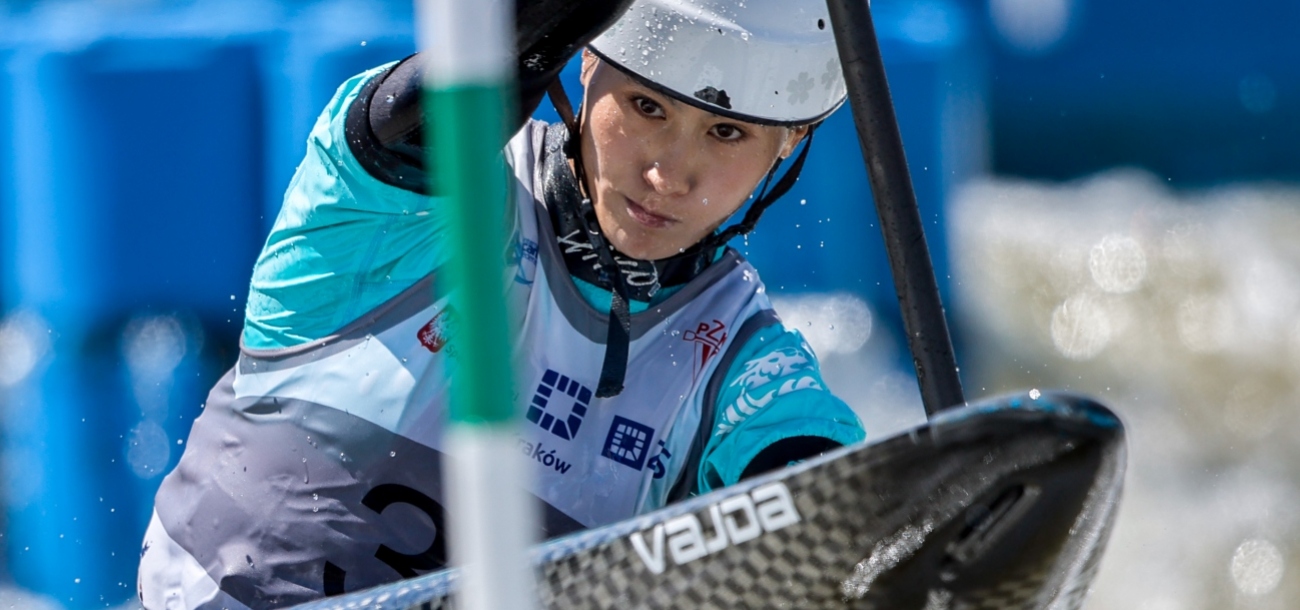 Juan Huang china women c1 canoe slalom krakow 2024