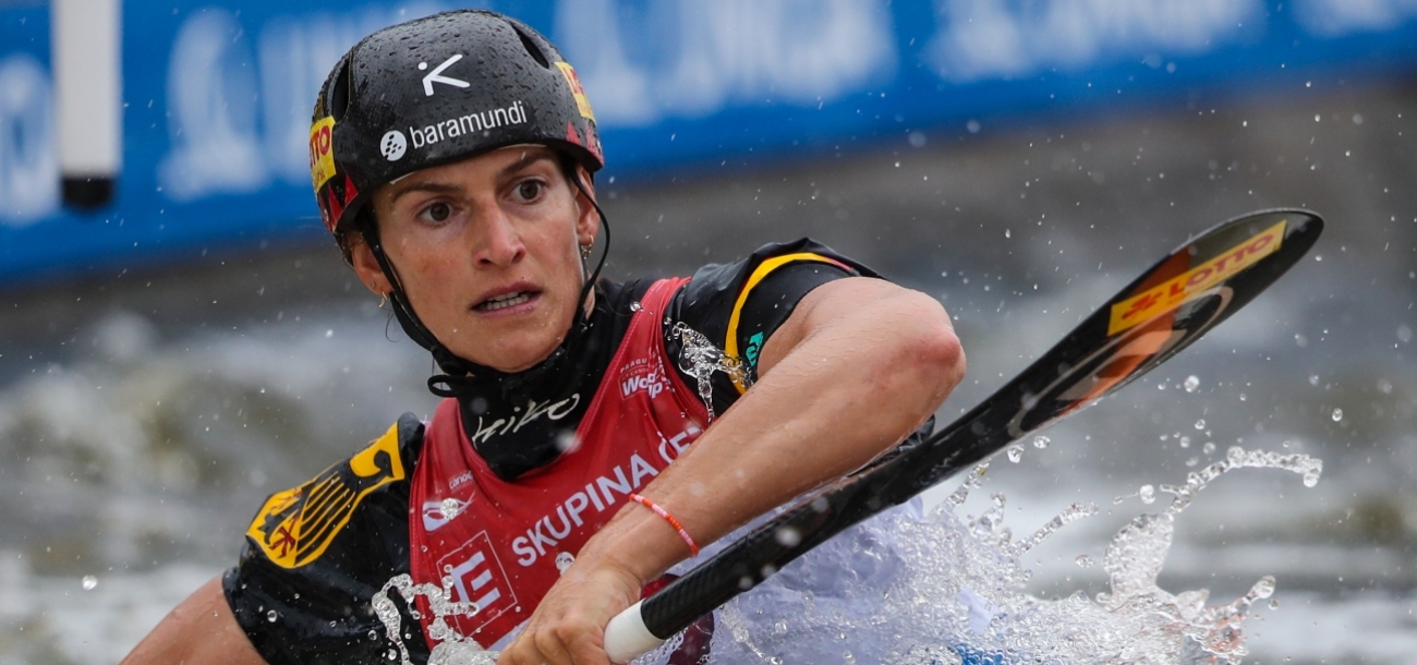Ricarda Funk kayak slalom Prague 2023