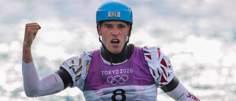 Czech Lukas Rohan C1 slalom Tokyo Olympics 2021
