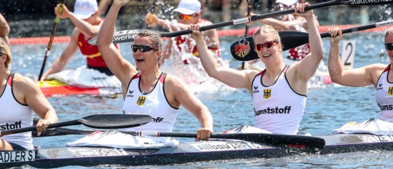 German women K4 500 Duisburg 2019