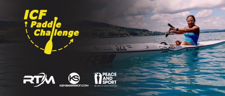 ICF Paddle Challenge Canoe Virtual Competition Online Entry Rotomond Kayak Session Peace and Sport Charity