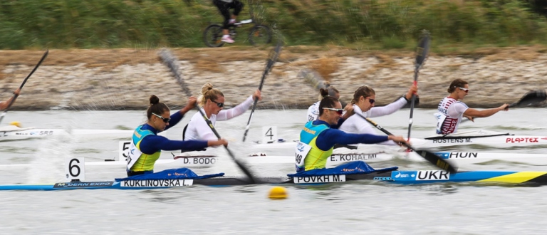 2020 ICF Canoe Sprint World Cup Szeged Hungary K2 Women 500m – Semi-final I