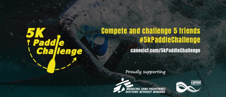 5k Paddle Challenge Canoe Kayak Virtual Competition Online Entry Doctors without Borders / Médecins Sans Frontières Charity