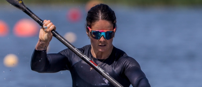 Aimee Fisher women k1 500 Poznan canoe sprint 2024