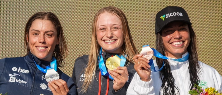 Alena Marx kayak cross individual Sydney 2025 Switzerland podium