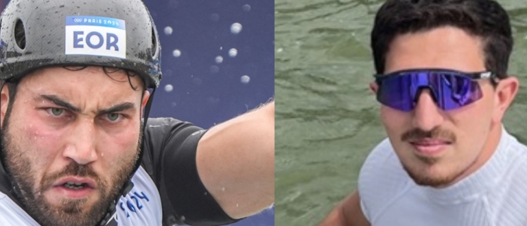 Amir Rezanejad Hassanjani and Iliya Nadernejad canoe slalom sprint 2025