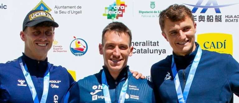 Luka Bozic was thrilled to be back on the podium in La Seu