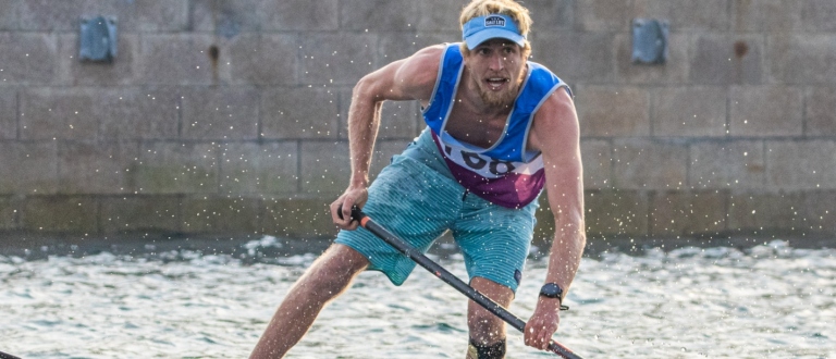 USA Connor Baxter stand up paddling sprint gold Qingdao 2019 SUP