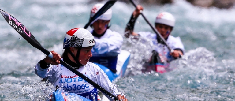 Czech team wildwater canoe championships Muotothal