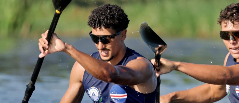 Diogo Araujo and David Costa Cape Verde 2025 Montemor kayak sprint