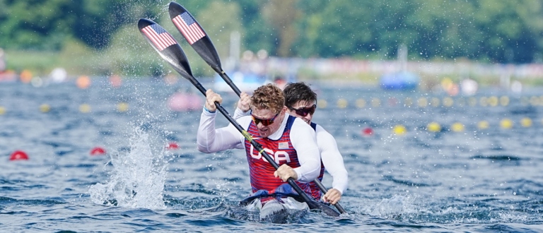 Jonas Ecker and Aaron Small made their Olympic debut in Paris