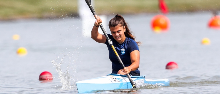 2021 Canoe Sprint European Olympic Qualifier Eleftheria KAMINARI