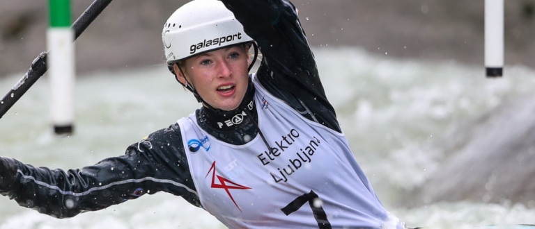USA Evy Leibfarth canoe slalom world cup Tacen 2020