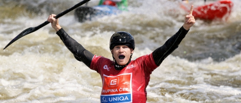Finn Butcher Prague 2025 New Zealand kayak cross