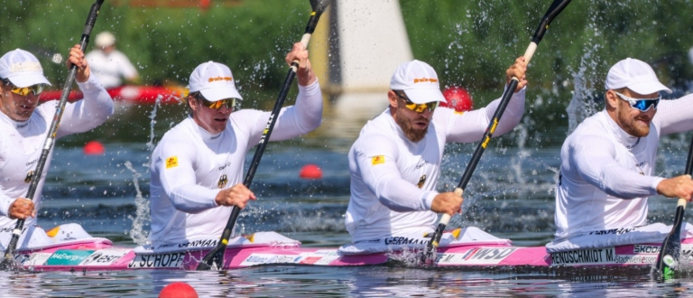 Germany men K4 Poznan canoe sprint 2024