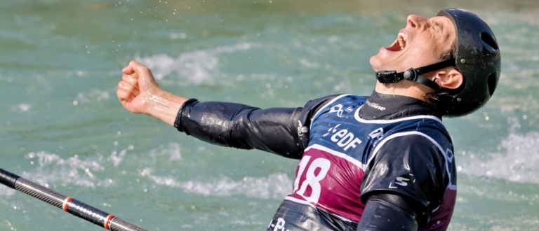 Noah Hegge was fastest in the heats and final in Pau