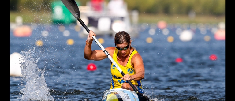 Sweden Helene Ripa paracanoe gold Portugal 2018