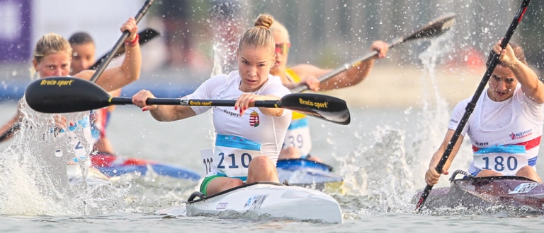 Hungary Vanda Kiszli canoe marathon