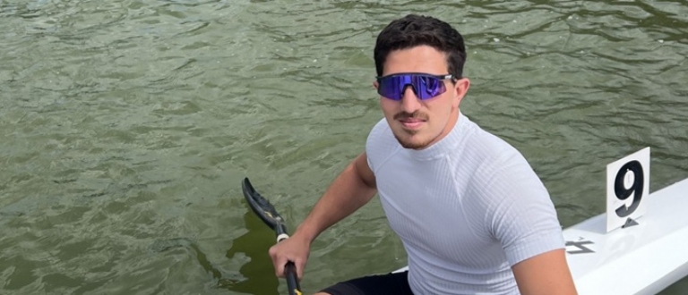 Iliya Nadernejad refugee kayak sprint