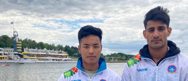India canoe sprint Gyaneshwor Singh Philem and Arjun Singh