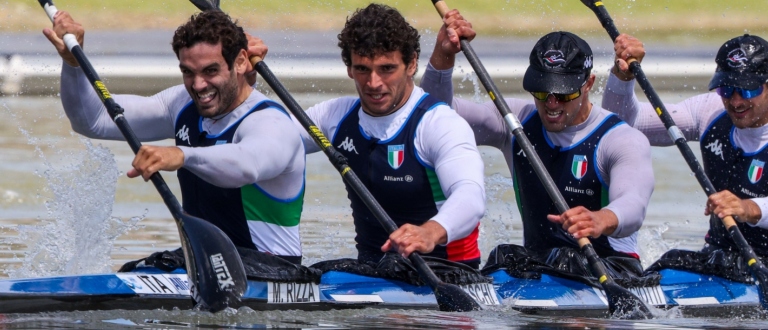 Italy K4 Szeged 2024 kayak sprint