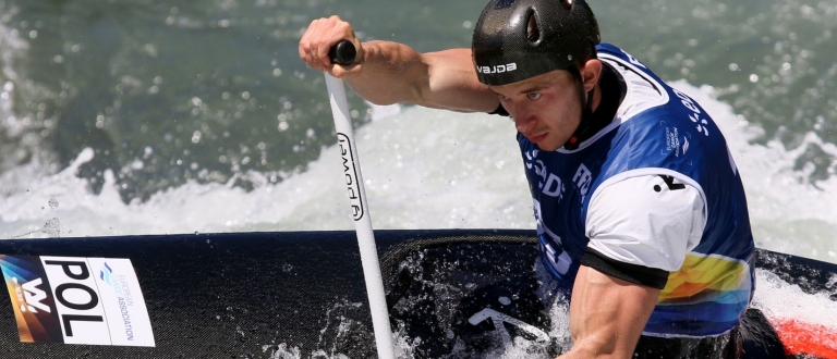 Poland Kacper Sztuba European slalom championships Pau 2019