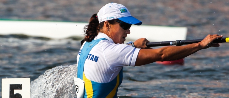 Kazakhstan Natalya Sergeyeva canoe sprint K1