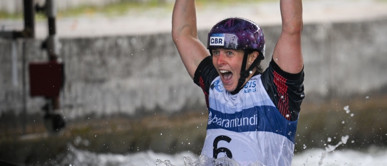 Kimberley Woods Great Britain K1 kayak slalom Augsburg 2025