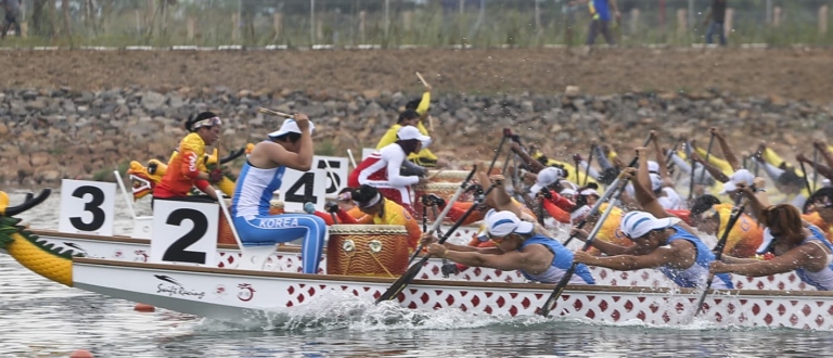 Unified Korea dragon boat Asian Games Indonesia 2018