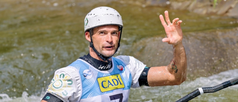 Lucien Delfour was pleased to end the medal drought in La Seu 