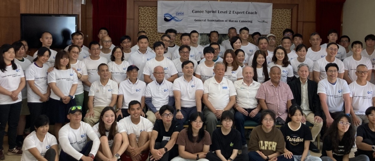 ICF canoe sprint coaching course Macau