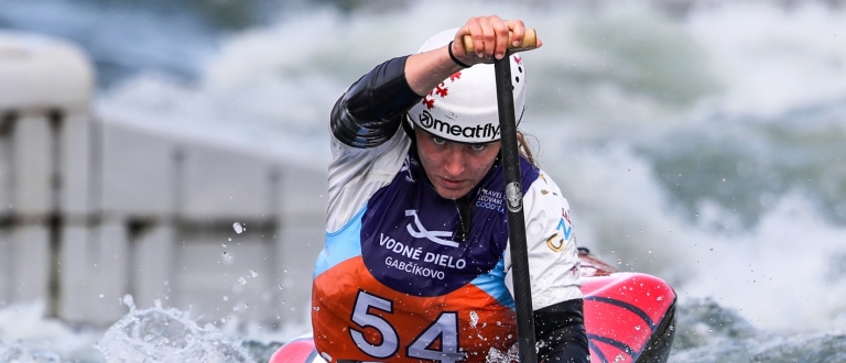 Marie Nemcova 2022 Bratislava wildwater canoeing