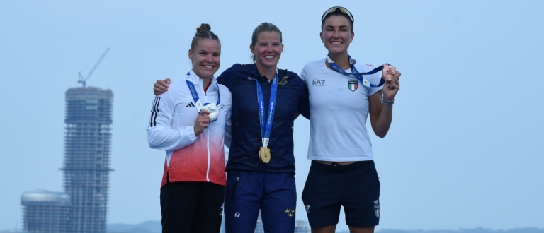 Melina Andersson won her first gold medal at The World Games in Chengdu
