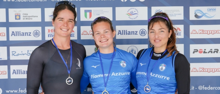 The race in Milan was an ideal warm-up for the Canoe Sprint season