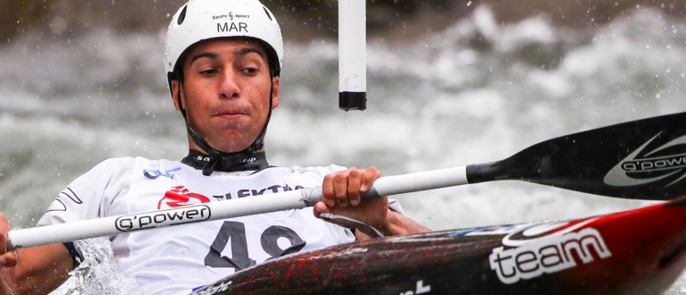 Morocco Mathis Soudi canoe slalom