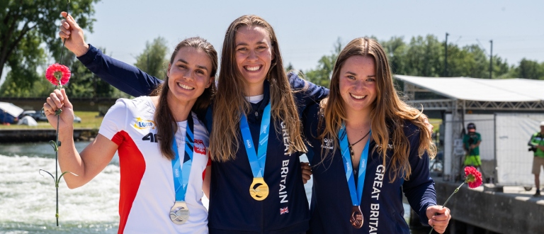 Ottilie Robinson-Shaw canoe freestyle kayak 2025 Plattling gold medal