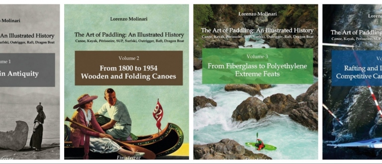 The Art of Paddling An Illustration History books canoe kayak SUP