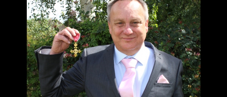 Paul Owen (GBR) receives OBE 