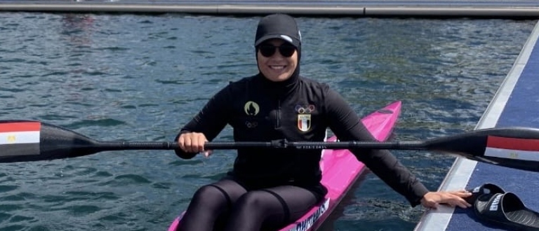 Samaa Ahmed Paris 2024 Egypt kayak sprint 2