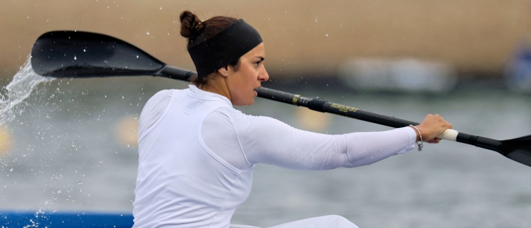 Saman Soltani Poznan 2025 refugee kayak sprint