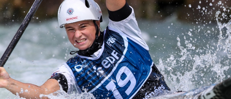 Slovakia Zuzana Pankova Pau 2022 slalom
