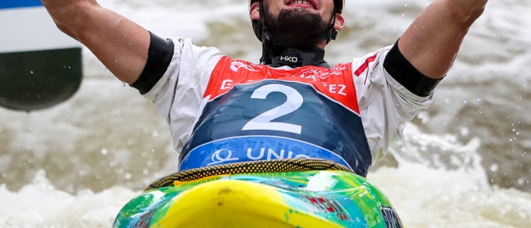 Germany Stefan Hengst extreme slalom Prague 2019