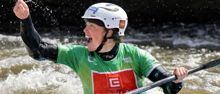 Tereza Kneblova Prague 2025 Czechia kayak cross