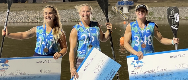 SUP women technical podium Oklahoma