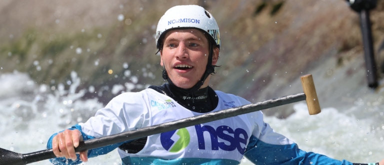 Ziga Lin Hocevar European Canoe Slalom champion 2024