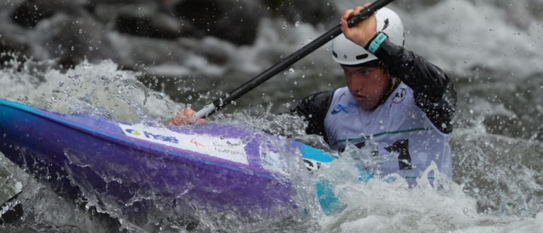 Ziga Lin Hocevar kayak cross Foix 2025
